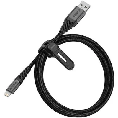 Otterbox Premium Usb-A To Lightning Charging Cable, 1 Meter - Black